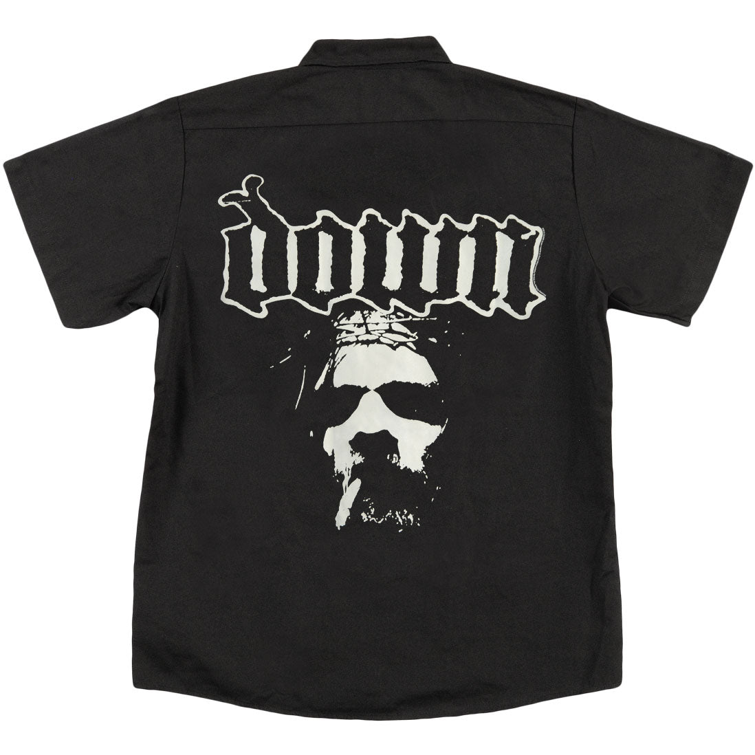 Down Face Work Shirt Back
