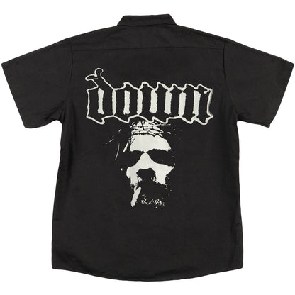 Down Face Work Shirt Back