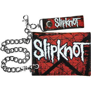 Slipknot Scratched Group Tri-Fold Wallet Front