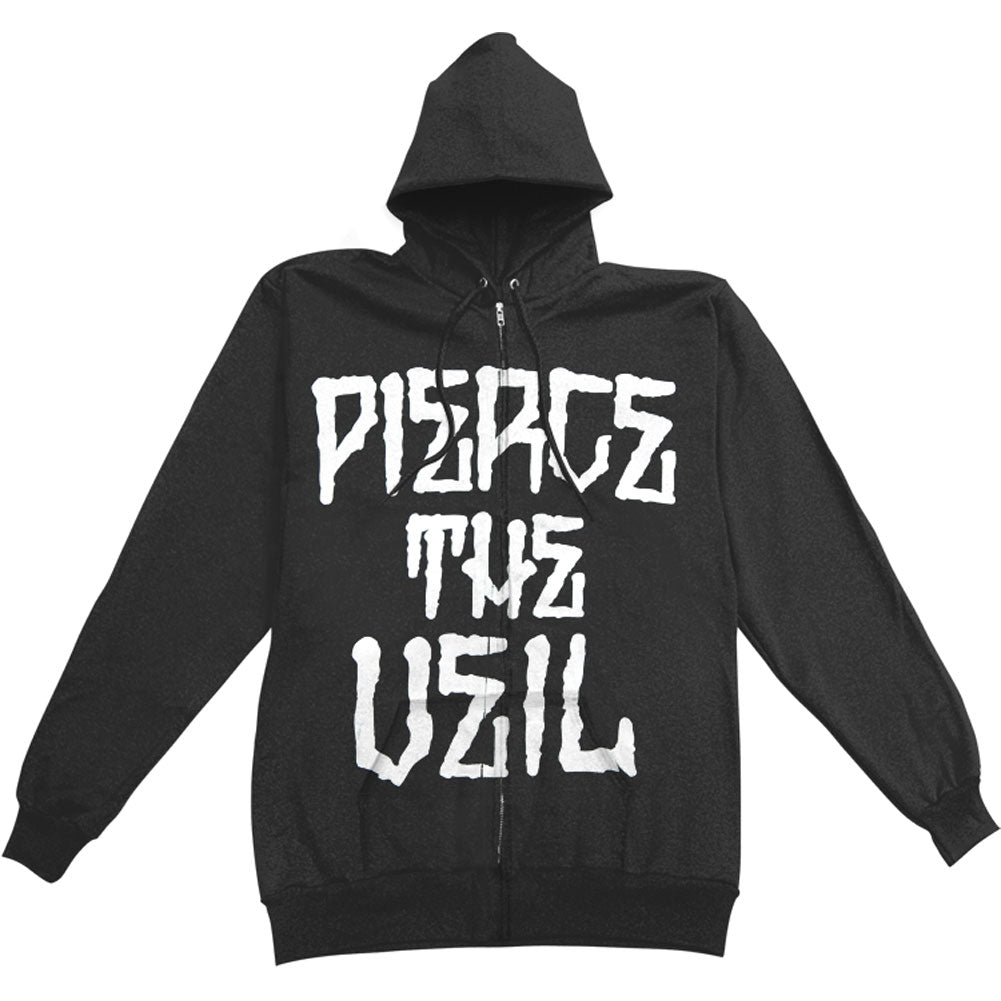 SD Logo Zippered Hooded Sweatshirt