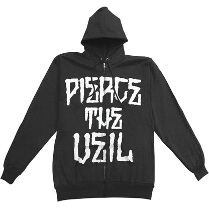 SD Logo Zippered Hooded Sweatshirt