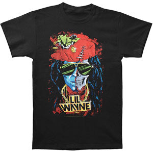 Lil Wayne Half Skull T-shirt Front