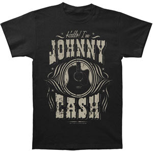 Hello I'm Johnny Cash Slim Fit T-shirt Front