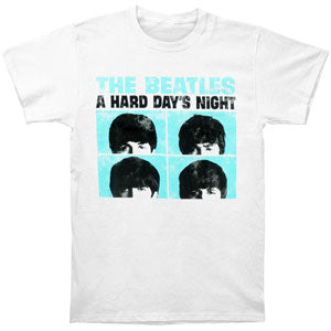 Beatles Hard Days Night Pastel Vintage T-shirt Front
