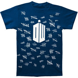 Doctor Who Tally Marks T-shirt