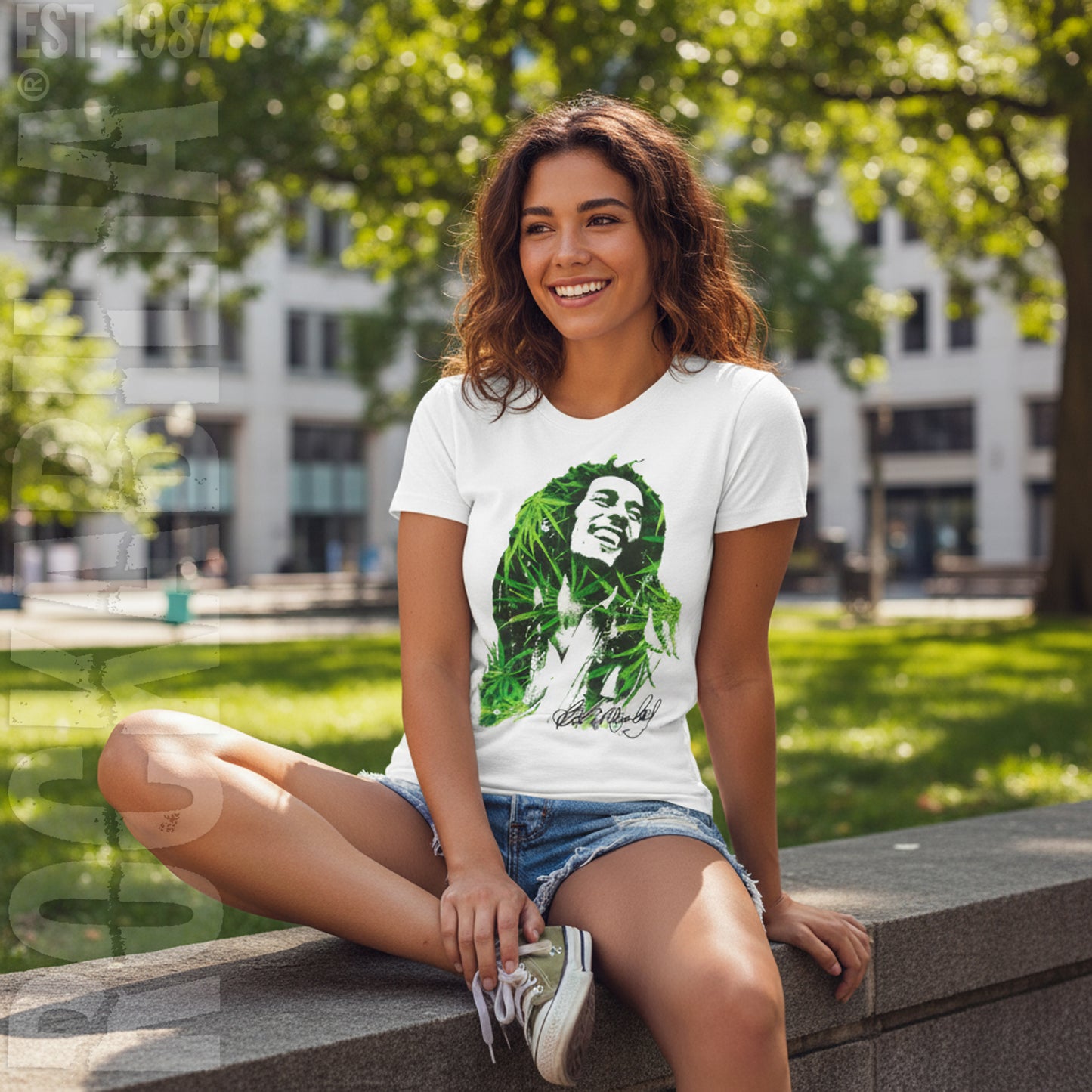 Leaves Dreads Womens T-Shirt Junior Top