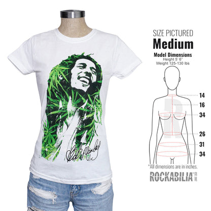 Leaves Dreads Womens T-Shirt Junior Top