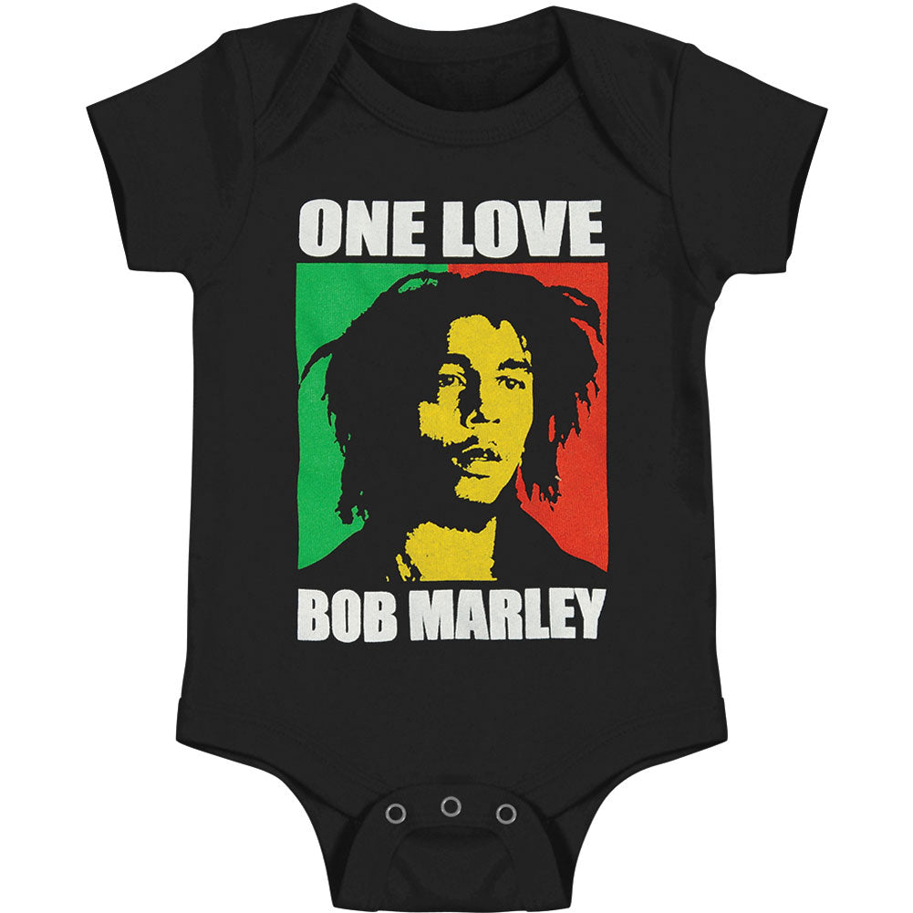 Bob Marley One Love Creeper Bodysuit Front