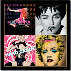 Madonna Albums Coaster Front