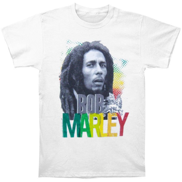 Bob Marley Flag Colors T-shirt Front