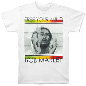 Bob Marley Free Your Mind T-shirt Front
