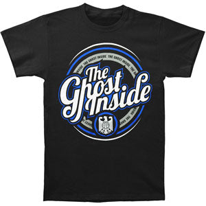 Ghost Inside Black Circle Logo Slim Fit T-shirt Front
