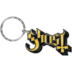 Ghost Logo Metal Key Chain