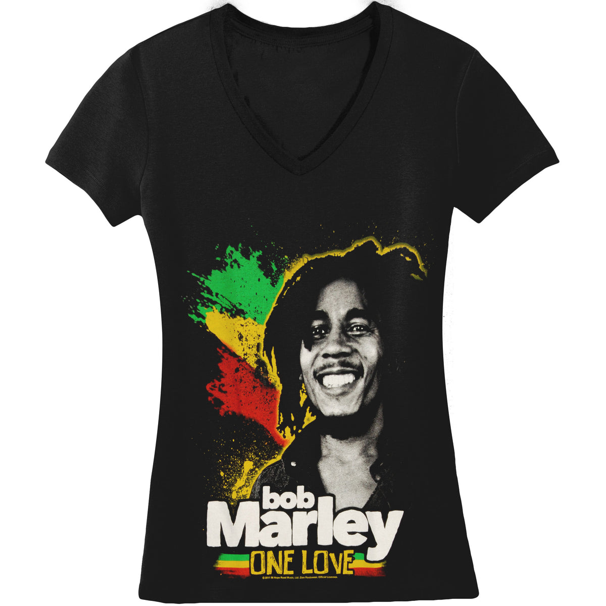 Bob Marley Splatter Soft Junior Top Front