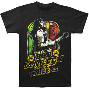 Bob Marley Yellow Outline T-shirt Front