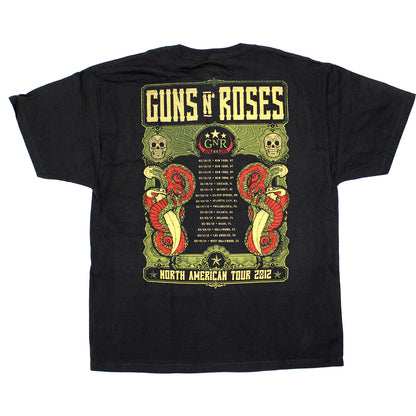 Guns N Roses Snakes & Skull T-shirt
