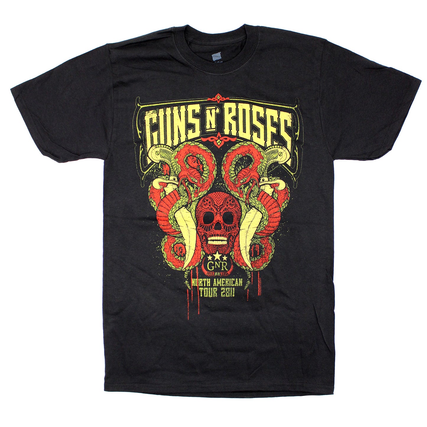 Guns N Roses Snakes & Skull T-shirt