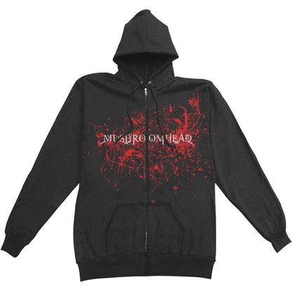 Mushroomhead Splatter Zippered Hooded Sweatshirt Front