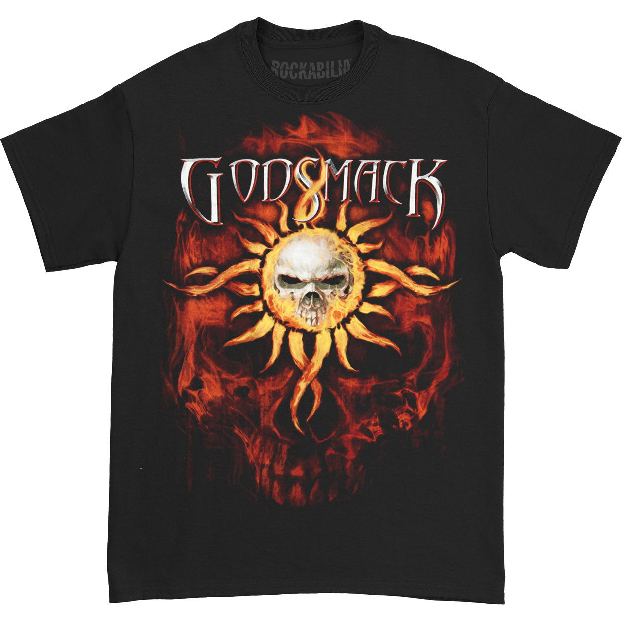 Godsmack Burning Skull T-shirt