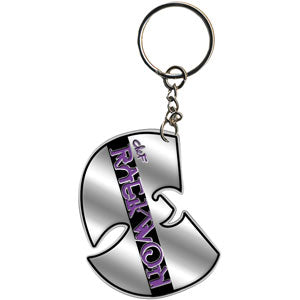 Raekwon Logo Metal Key Chain Back