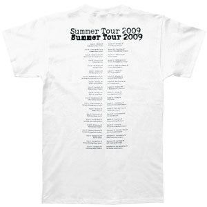 Cheap Trick 2009 Tour T-shirt Back