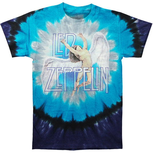 Led Zeppelin Swan Song Tie Dye T-shirt Front