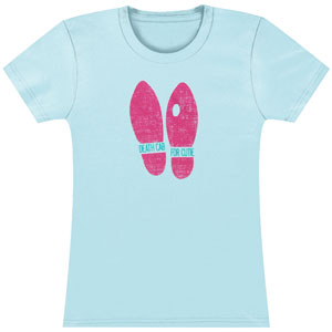 Death Cab For Cutie Pink Shoes Junior Top Front