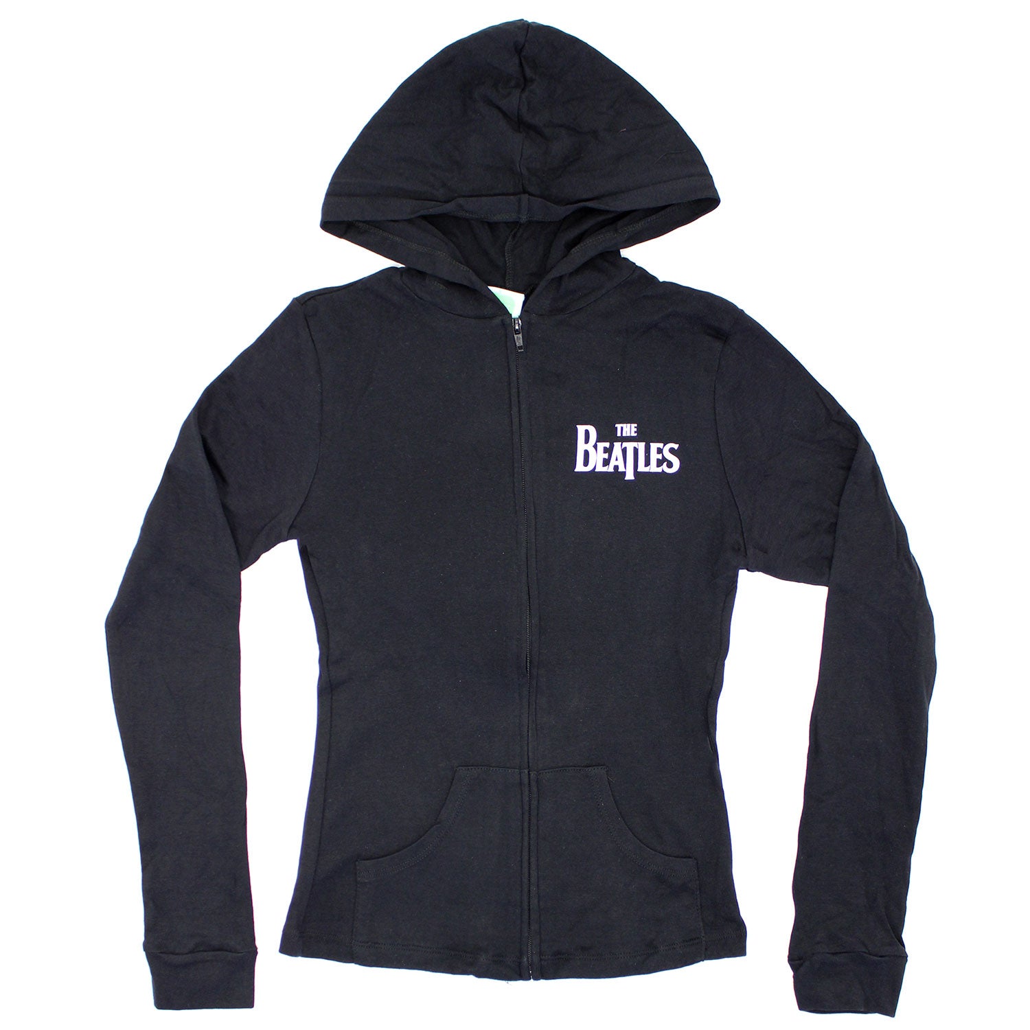 Beatles Green Apple Girls Jr Hooded Sweatshirt Front