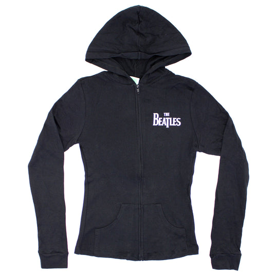 Beatles Green Apple Girls Jr Hooded Sweatshirt Front