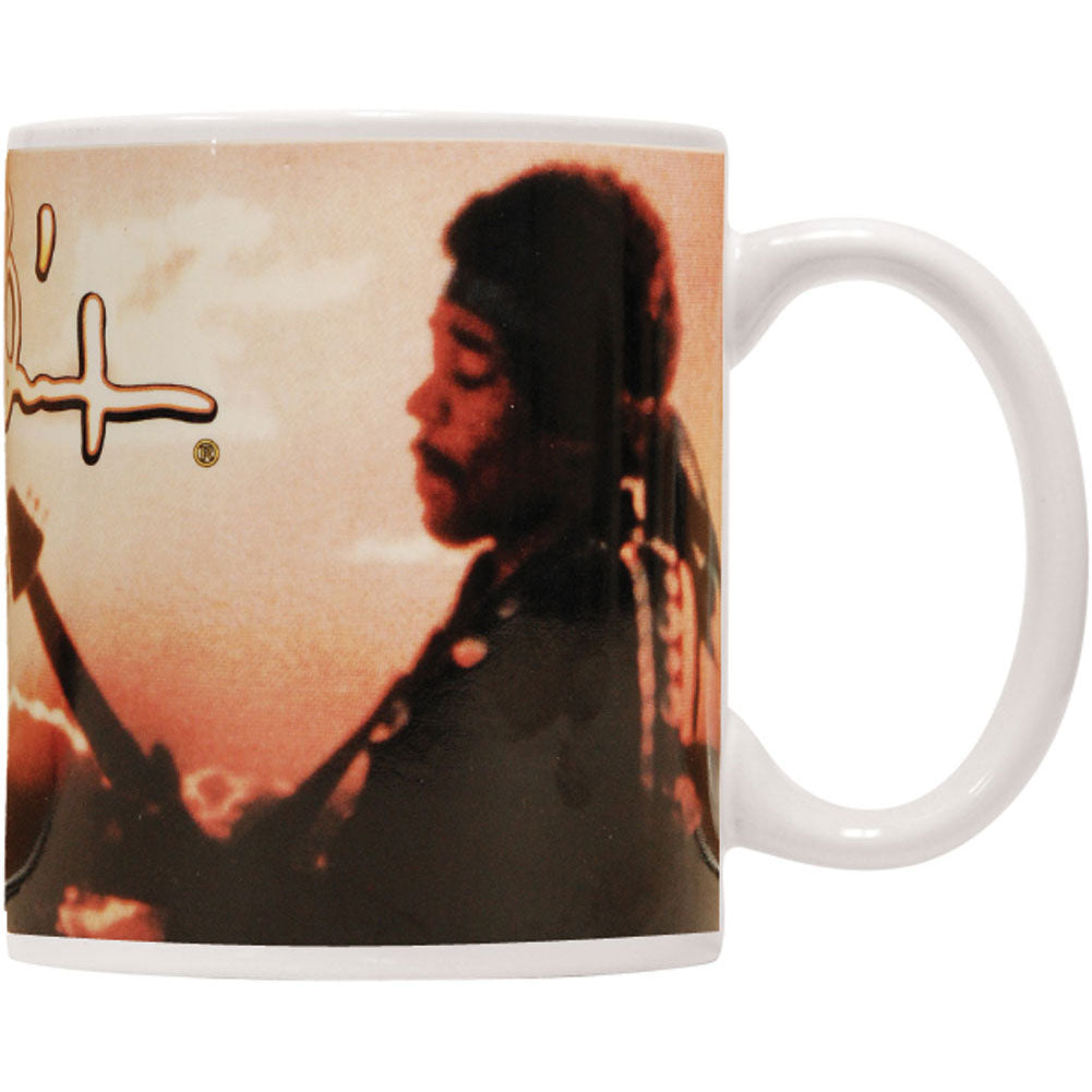 Jimi Hendrix Rainbow Bridge Coffee Mug Back