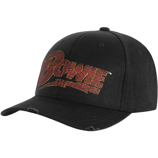 David Bowie Flash Logo Baseball Cap Front