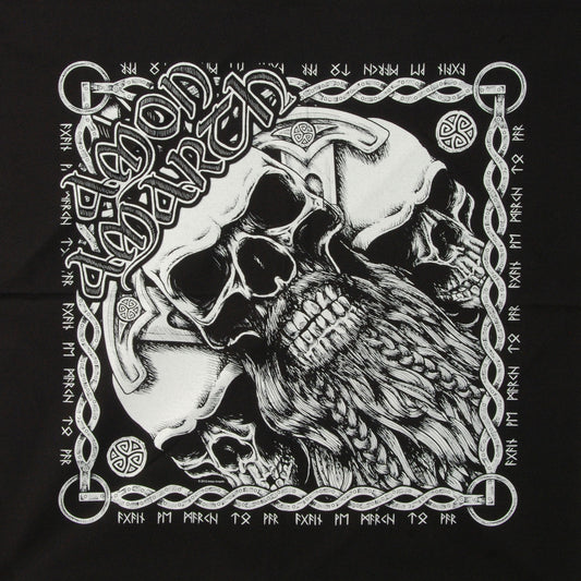 Amon Amarth Bearded Skull Bandana Front