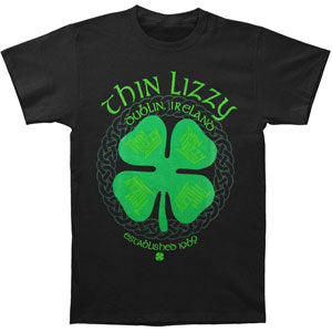 Thin Lizzy Four Leaf Clover T-shirt Front