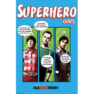 Big Bang Theory Quips Domestic Poster