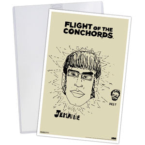 Flight Of The Conchords Sketch Heads Poster Print