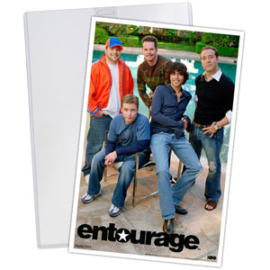 Entourage Pool Scene Poster Print