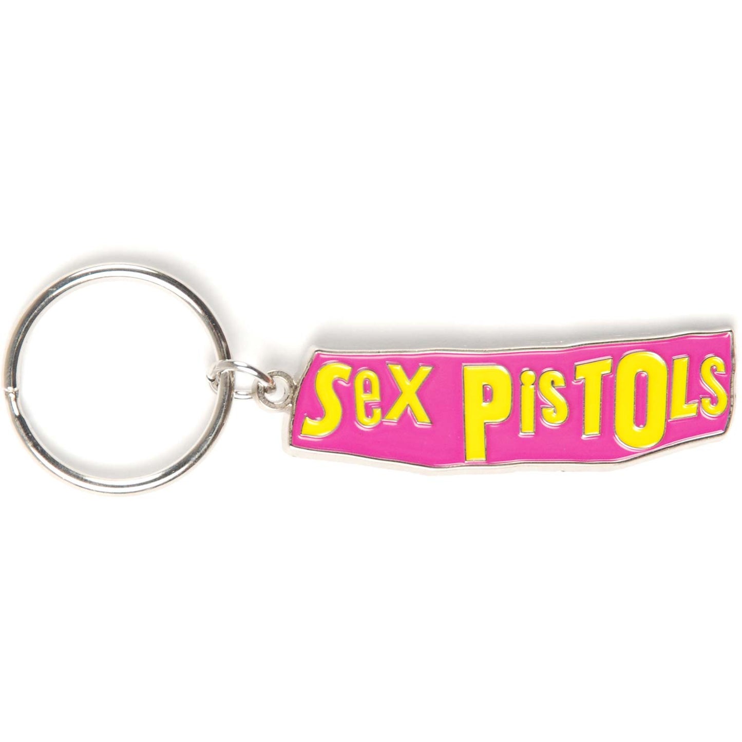 Sex Pistols Classic Logo Metal Key Chain Front