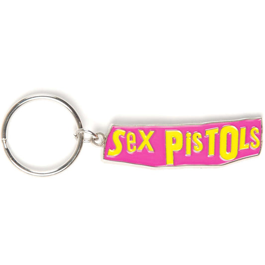 Sex Pistols Classic Logo Metal Key Chain Front