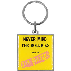 Sex Pistols Nevermind The Bollocks Metal Key Chain Front
