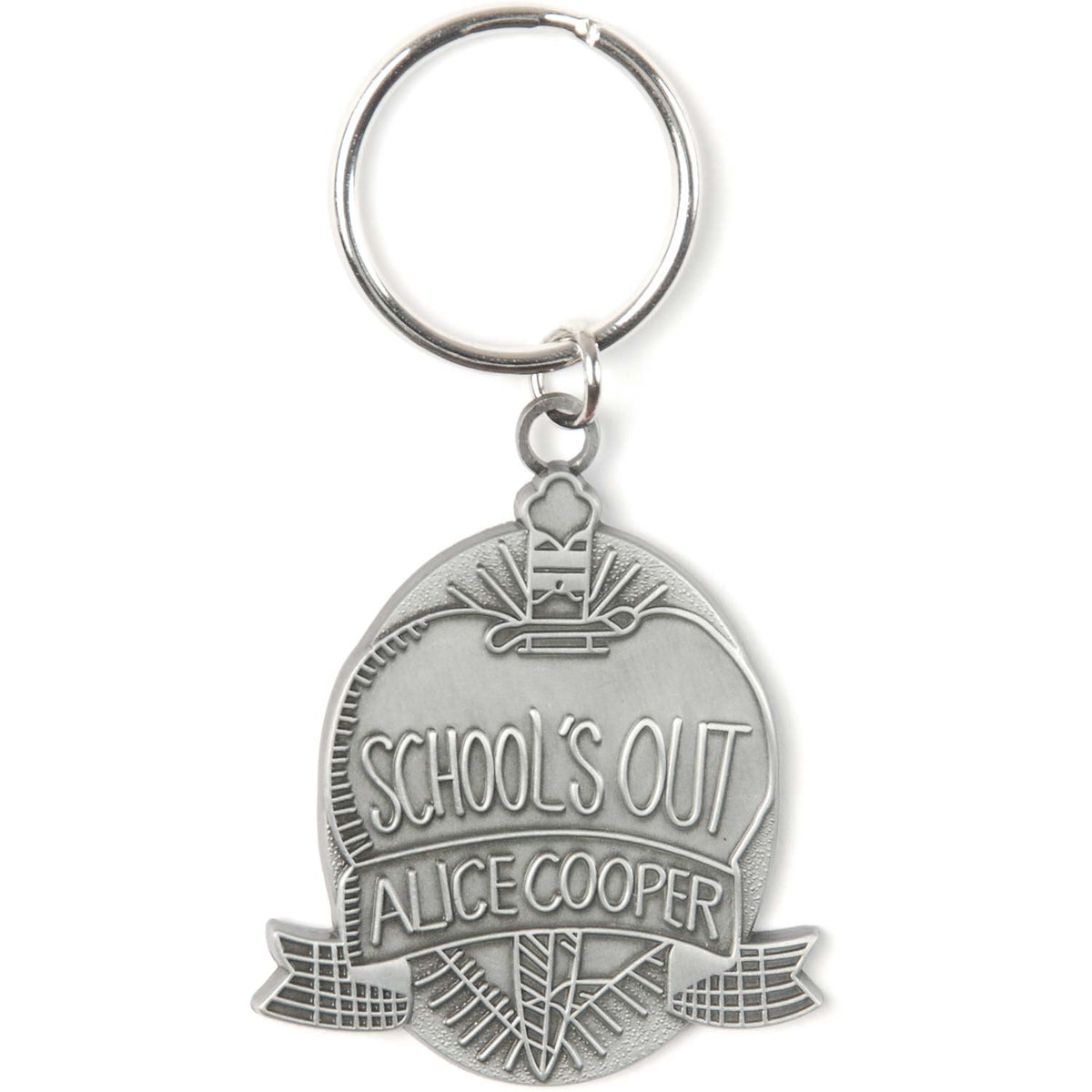 Alice Cooper Schools Out Metal Key Chain Front