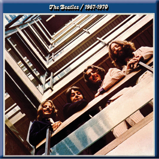 Beatles Blue Album Magnet Front