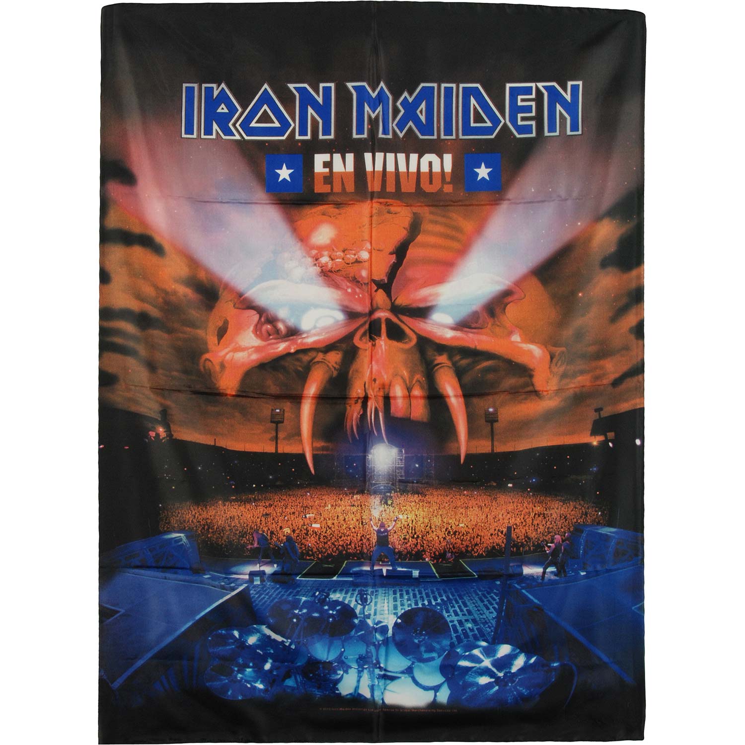 Iron Maiden En Vivo Poster Flag Front