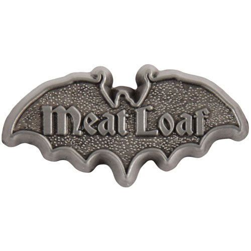 Meatloaf Bat Logo Pewter Pin Badge