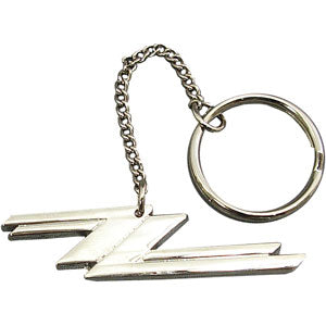 ZZ Top Twin Z's Metal Key Chain Front