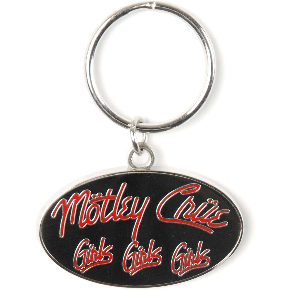 Motley Crue Girls, Girls, Girls Metal Key Chain Front