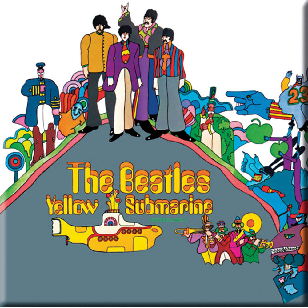 Beatles Yellow Submarine Magnet Front