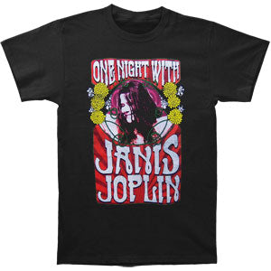 Janis Joplin One Night T-shirt Front