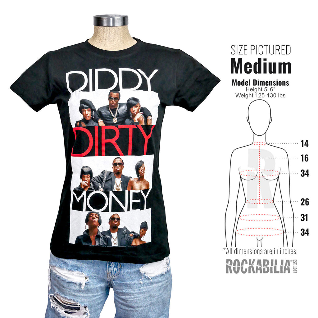 P. Diddy Stacked Soft Junior Top | P. Diddy Merch Store