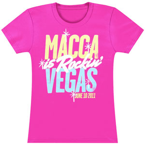 Beatles Paul McCartney Rockin' Vegas Soft Junior Top Front
