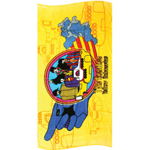 Beatles Yellow Submarine Beach Towel Front